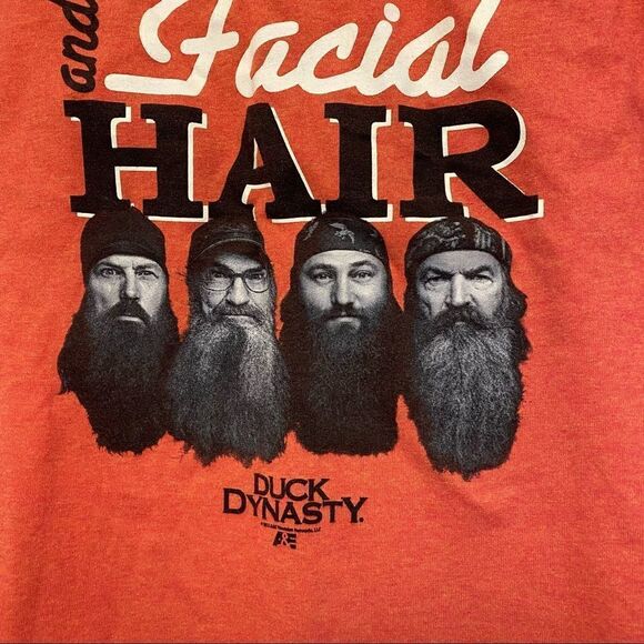 Duck Dynasty mens cotton blend Graphic T-Shirt-orange size L - Picture 6 of 7